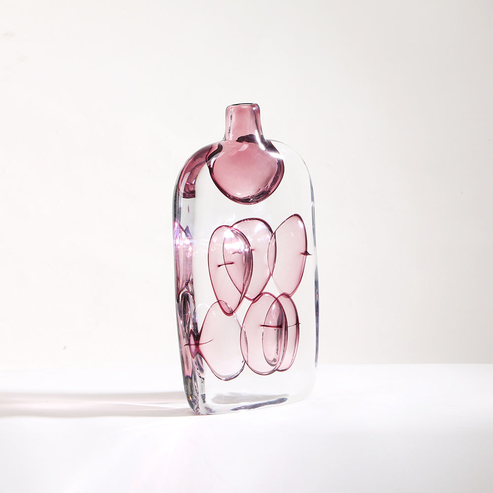 L180  ×  W50  ×  H360 - Luxury Premium Glass Home Decor & Artistic Piece
