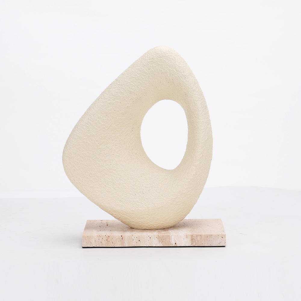Luxury Resin & Marble Decorative Sculpture - Designer Artisan Edition