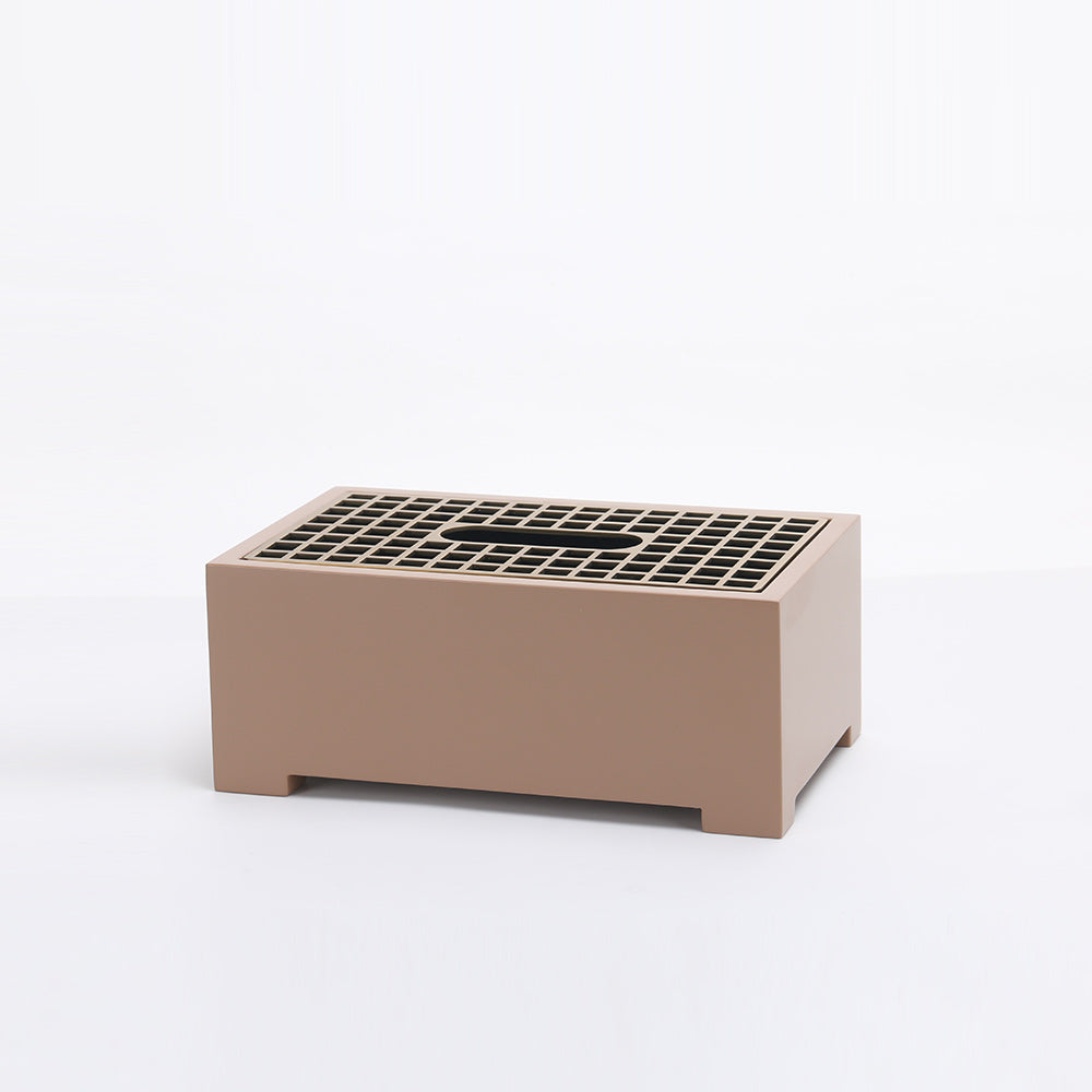 矩形纸巾盒 - Luxury mdf + S/S Home Decor & Artistic Piece