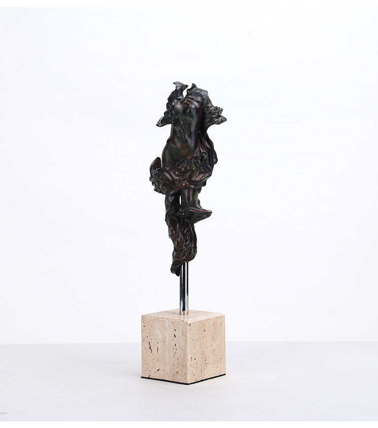 Elegant Dancing Figure - Luxury Alloy & Marble & S/s Home Decor & Artistic Piece - 8