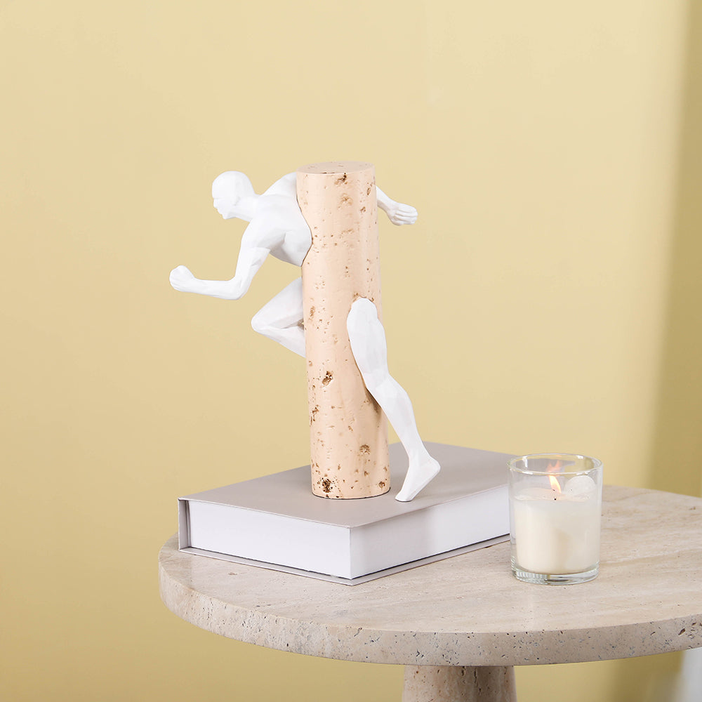 Premium Runing Man - Handcrafted Modern Decor